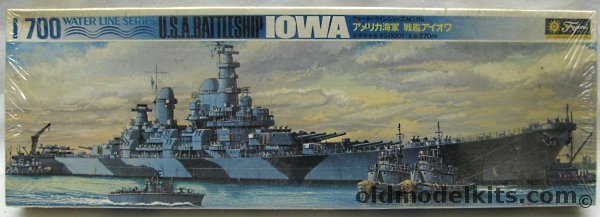 Fujimi 1/700 USS Iowa BB-61 Battleship, WLB115 plastic model kit